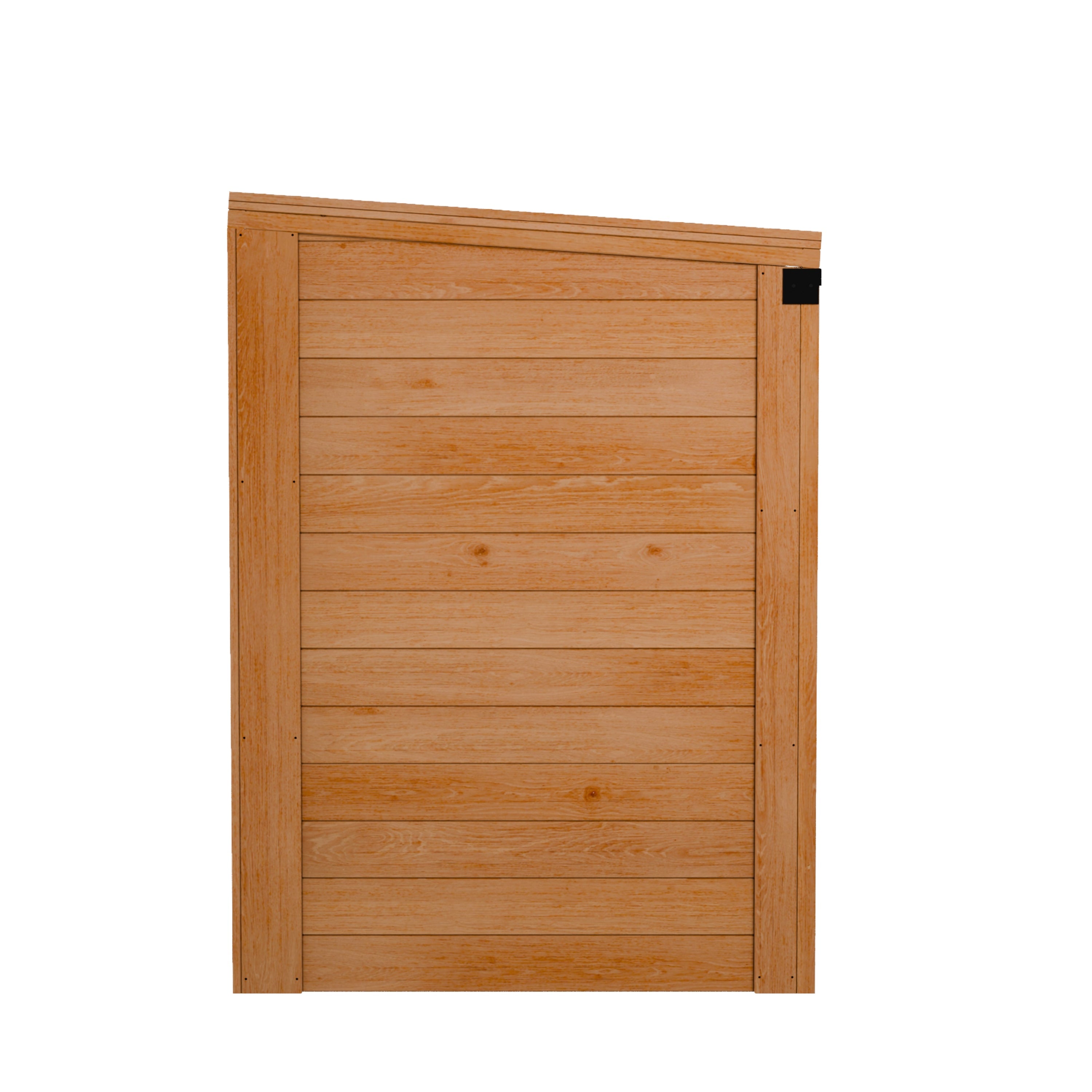 Garbin | Medium 5.5 ft. x 3.2 ft. | Solid Cedar Wood | Heavy Duty | Trash Can & Recycling Bin | Horizontal Storage Shed | with Double Doors & Lid | with Protective Finish | 17.5 sq .ft.